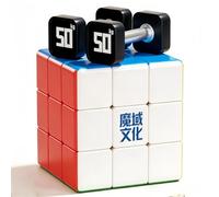 Racocou Chaise Cube Vitesse 3x3 40 cm, Jouet décoratif de Couleur Unie Lisse, Jouet éducatif, Peut être utilisé pour Jouer ou comme Chaise