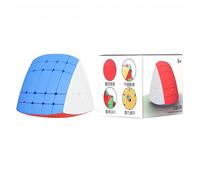 Racocou Cube à cinq axes à grande vitesse, forme magnétique irrégulière, convient aux enfants et aux adultes, pour l'éducation, le soulagement du stress et l'entraînement logique, marron