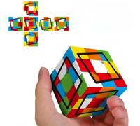 Racocou Cube de Vitesse 3x3. Motifs personnalisés imprimés en UV. Jouet Casse-tête pour Enfants, adapté à des Fins éducatives et à la détente créative.
