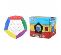 Racocou Cube de Vitesse, 7e, 8e, 9e, 11e, 13e Ordre, dodécaèdre, adapté aux Enfants et aux Adultes, utilisé pour l'éducation, Le soulagement du Stress et l'entraînement logique,Noir