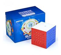 Racocou Cube Magique magnétique à Six Niveaux, Fluide, pour débutants en compétition, adapté à l'éducation et à la réduction du Stress créative. Jouet pour Enfants,Bleu