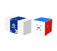 Racocou Cube Magique, positionnement par lévitation magnétique, 112 aimants, adapté à l'éducation et à la réduction du Stress créative. Jouet pour Enfants,Clear