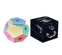 Racocou Cubes Magiques à Neuf Niveaux et Cinquante-Deux Faces, en Forme spéciale. Convient à l'éducation, à la créativité, à la détente et aux Jeux pour Enfants.,Noir