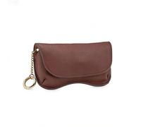 Racocou Étui de protection en cuir pleine fleur rétro (lunettes de soleil, lunettes de vue, lunettes de lecture), pochette de rangement pour lunettes portable,Flesh