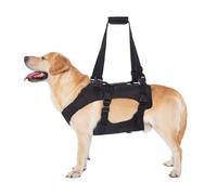 Racocou Harnais de Levage pour Chien avec Soutien Complet du Corps, Aide à la mobilité, Gilet pour Chiens âgés, Post-Chirurgie, arthrite, dysplasie de la Hanche, escaliers et entrée de Voiture,Noir,M