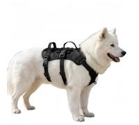 Racocou Harnais pour Chien à 360° Enveloppant sans Traction - Convient à Toutes Les Races avec réglage Multi-Points - Double poignées et Boucle Anti-évasion pour Toute Situation,M