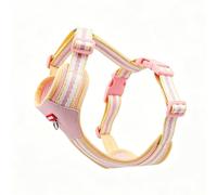 Racocou Harnais pour Chien en Maille Douce pour Petits Chiens - Gilet de Promenade Facile à Enfiler, Anti-Traction, avec Boucle de sécurité en D, Veste de Marche Respirante et Ajustable,Rose,XS