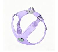 Racocou Harnais réfléchissant Anti-évasion - sans étranglement, sans Traction, Facile à Enfiler, 4 Points de réglage pour Petits et Moyens Chiens - Parfait pour Voyager,Violet,S
