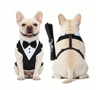 Racocou Harnais Tactique Anti-Traction pour Chien Gilet réglable réfléchissant Facile à Mettre/enlever pour l'entraînement et la Promenade, Chiens Petits, Moyens et Grands,Noir,L