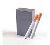 Racocou Jouet Anti-Stress Cigarette Bulles factice - Mini Baguette de boîte à Bulles pour Hommes et Femmes, Cadeau de fête de Bureau (Comprend 2 Packs),Gris
