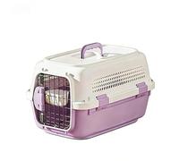 Racocou Nouvelle boîte de transport en plastique pour animaux de compagnie Petit sac de transport pour chiens et chats adapté aux petits chiens et chats, capacité de charge maximale 5 kg 51 x 35 x 31