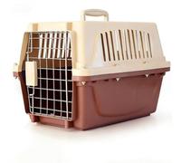 Racocou Nouvelle boîte de transport pour animaux de compagnie en plastique petite boîte de transport pour chien et chat adaptée aux petits chiens et chats capacité de charge maximale 5 kg 48 x 30 x 30
