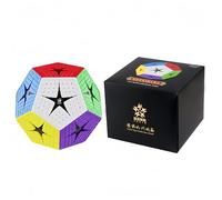 Racocou Speed Cube, 4x4, 5x5, 6x6, dodécagone, Jouet éducatif pour décompression, entraînement de la logique, compétition de Vitesse, Cadeau, développement du Cerveau,Vert