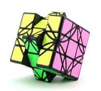 Racocou Super Cube Twist d'angle ; Cube Rapide 3x3 Noir, Puzzle à Forme spéciale pour Enfants, adapté à Un Usage éducatif, à la détente créative et aux Jouets pour Tout-Petits