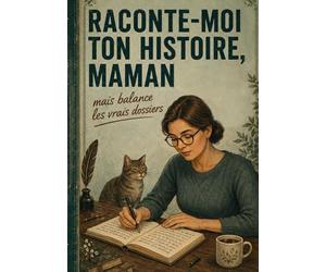 RACONTE-MOI TON HISTOIRE, MAMAN: mais balance les vrais dossiers | Idée cadeau originale et drôle à compléter pour Fête des Mères, Anniversaire, Noël