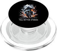 Racontez de Meilleures Histoires Aventure Moto PopSockets PopGrip pour MagSafe