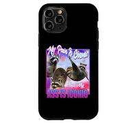 Racoon - Douleur est Chronique mais Mon Cul est Iconique Coque pour iPhone 11 Pro