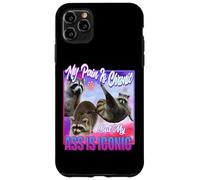Racoon - Douleur est Chronique mais Mon Cul est Iconique Coque pour iPhone 11 Pro Max
