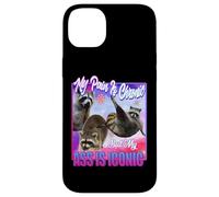 Racoon - Douleur est Chronique mais Mon Cul est Iconique Coque pour iPhone 14 Plus