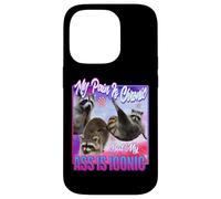 Racoon - Douleur est Chronique mais Mon Cul est Iconique Coque pour iPhone 14 Pro