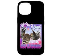 Racoon - Douleur est Chronique mais Mon Cul est Iconique Coque pour iPhone 15