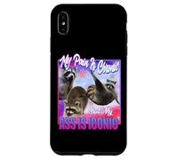 Racoon - Douleur est Chronique mais Mon Cul est Iconique Coque pour iPhone XS Max