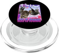 Racoon - Douleur est Chronique mais Mon Cul est Iconique PopSockets PopGrip pour MagSafe