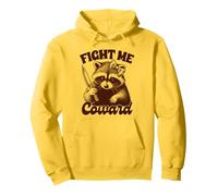Racoon Lover Mange-ordures déarticulé et Feral Fights Me Coward Sweat à Capuche