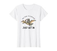 Racoon n'a Pas Le Temps d'expliquer Le mème des Dinosaures T-Shirt Graphique avec Valeur