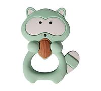 Racoon Silicone Dentition Sucette Dentition Sensuelle Chewy Chewelry Sans BPA, 7 Couleurs (Menthe)