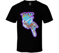 Rad BMX Movie Retro Tees Black Manches Courtes(X-Large)