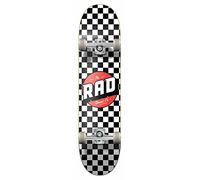 RAD Checkers Skateboard Complet pour Adulte Noir 7,5"
