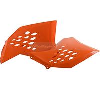 Polisport Ktm Sx/sx-f 07-10 Exc/exc-f 08-11 Xc 08-10 Xc-f 08-09 Radiator Shrouds Orange