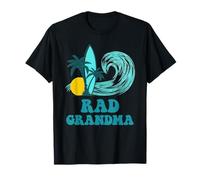 Rad Grandma The Big One 1er Anniversaire Surf Family Matching T-Shirt