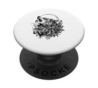 Rad Howling Wolf Design for The Wolfpack PopSockets PopGrip Adhésif