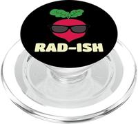 Rad-ish Funny Cool Radish with Sunglass Food Pun T Shirt PopSockets PopGrip pour MagSafe
