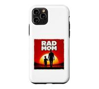 Rad Mom Mother and Son Soccer Mom Sunset Coque pour iPhone 11 Pro