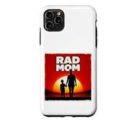 Rad Mom Mother and Son Soccer Mom Sunset Coque pour iPhone 11 Pro Max