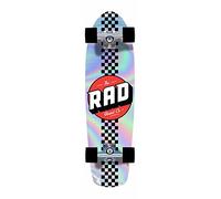 RAD Retro Checker Cruiser Planche complète Adulte Unisexe, Holographique, 28" (71,12 cm)