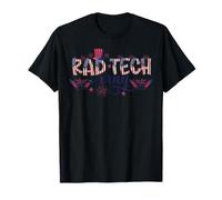 Rad Tech 4th of July Patriotic Radiology Tech USA Flag Desig T-Shirt