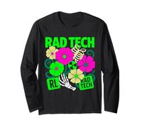 Rad Tech Radiologie Floral Bohème Esprit Automnal Manche Longue
