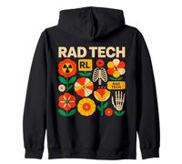 Rad Tech Radiologie Floral Bohème Esprit Automnal Sweat à Capuche