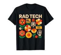 Rad Tech Radiologie Floral Bohème Esprit Automnal T-Shirt