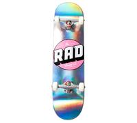 RAD Unisexe - Adulte Logo Progressive Skateboard Holographique 8"