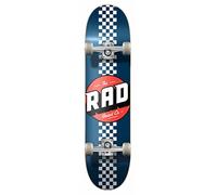 RAD Unisexe - Skateboard à Rayures pour Adulte Bleu Marine 7,75"