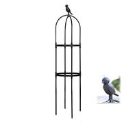 RADAAB Tour Obélisque de Jardin，Tuteur Plante Grimpante,Stable Cage à tomates,Treillis en Fer forgé,Support en Fleur pour vignes grimpantes,rosiers et Plantes (Size : 11.4"/29cm Dia x71/180cm H)
