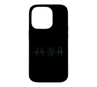 Radar de contrôle du trafic aérien - Motif cardiofréquencemètre Coque pour iPhone 14 Pro