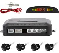 Radar De Recul, Kit Système D'auto Aide Au Stationnement Beeper Ecran Led Numérique-Comprenant 4 Capteurs-Noir
