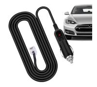 Radar Detector Adapter Cable - 78.74 inches Car Power Cord | RJ11 Liģĥter Plug Converter - ABS Replacement Lead with LED Indicator for Vector Radar Detectors Easy Driving Use