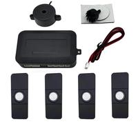 Radar recul Voiture Capteur de stationnement de Voiture Assistant 13 mm Capteurs Plats Radar de recul Son Buzzer Alarme sonore Capteur Radar recul